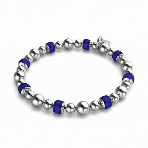 Chromata | Argent | Bracelet avec pierres d'humeur